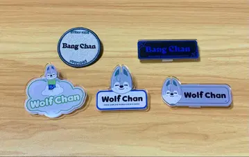 울프찬 방찬 네임 배지 StrayKids SKZOO