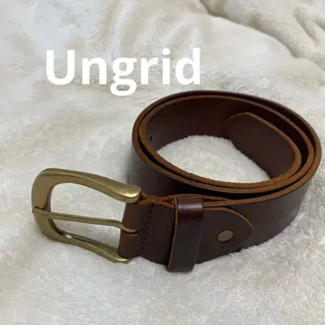 Ungrid 스테디셀러 벨트 브라운