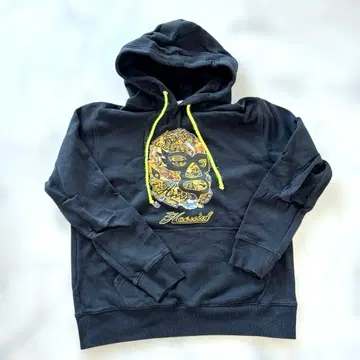 하오밍 블랙 후드티 블랙 M