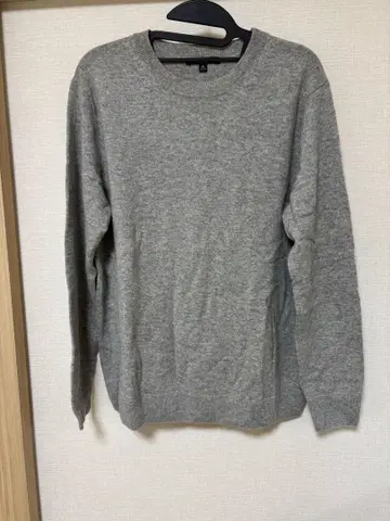 유니클로 캐시미어 100% 니트 그레이 XXL 사이즈