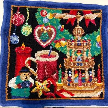 새상품급! 페이러 포 시즌즈 크리스마스 디자인 손수건 대형