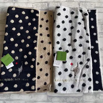 새상품 케이트 스페이드 뉴욕 타월 원단 손수건 2장 세트