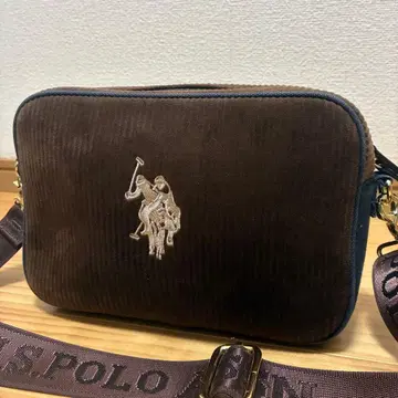 가을/겨울 U.S. POLO ASSN. 코듀로이 숄더백 자수 로고