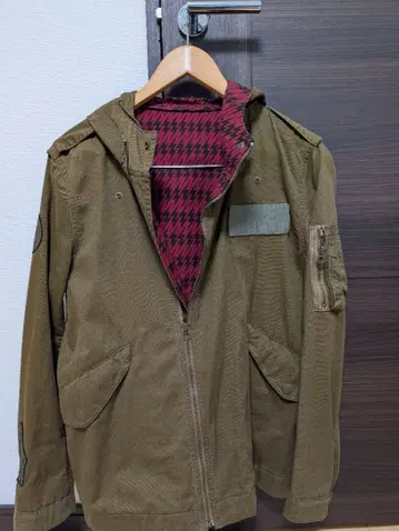 Hysteric Glamour 밀리터리 자켓 카키