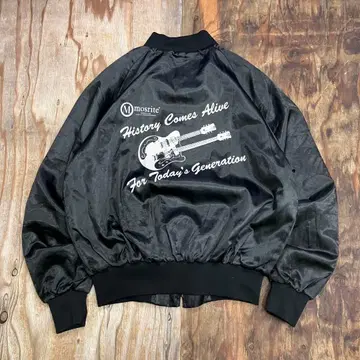 90s 모즈라이트 새틴 자켓 기타 광택 짧은 기장 VINTAGE