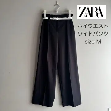 ZARA 하이웨스트 와이드 팬츠 size M