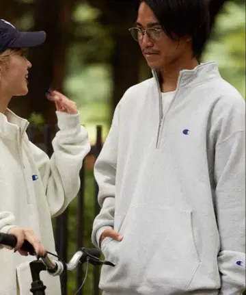 champion 별주 REVERSE WEAVE HALF ZIP SWEAT