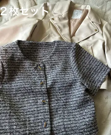 MAJESTIC LEGON 아우터/트위드 자켓 블라우스 세트