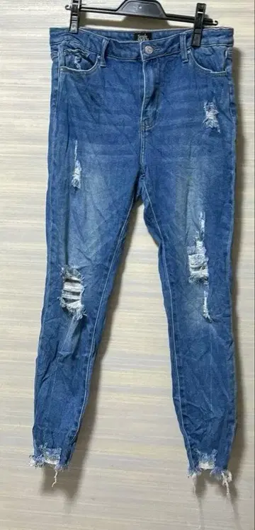 Simple Society 데미지 스키니 데님 13/35