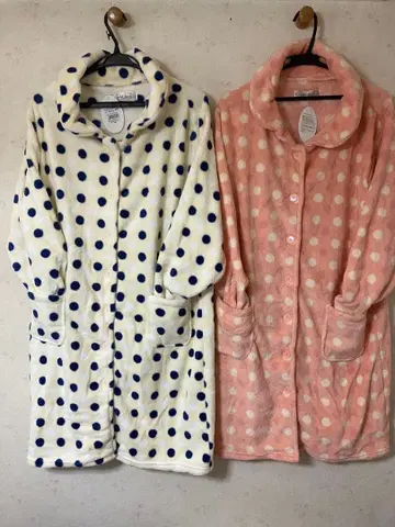 물방울 패턴 플리스 룸웨어 2세트