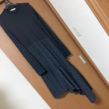 ADEAM 롱 원피스 블랙