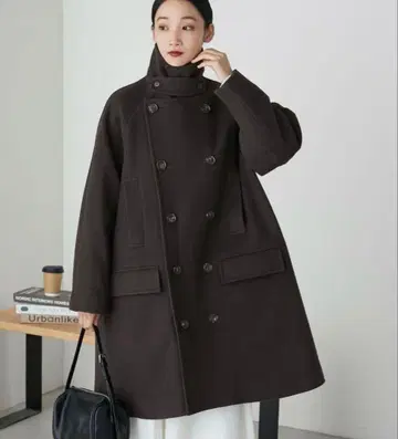 forksy.  아우터 P 코트 미디엄 브라운