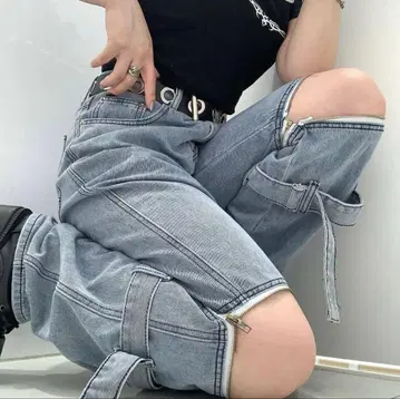 VOLCAN&APHRODITE 니지퍼 데님 L