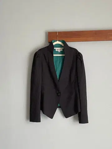 다크 그레이 테일러드 자켓 차이나 드레스 자켓