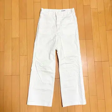 마린프랑세즈 화이트 데님 베이커 팬츠 NIMES BSHOP MUJI