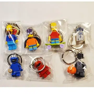 레고풍 키링 낱개 판매 심슨 엘모 스타 워즈 No.5