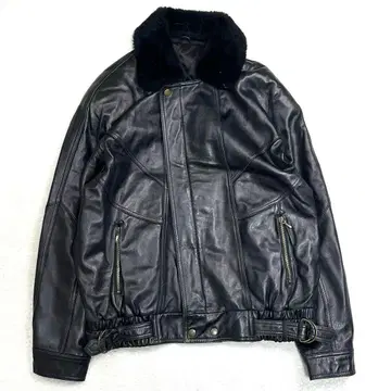 VINTAGE 옷깃 퍼 플라이트 자켓 G-1 블루종 남성용 구제 의류