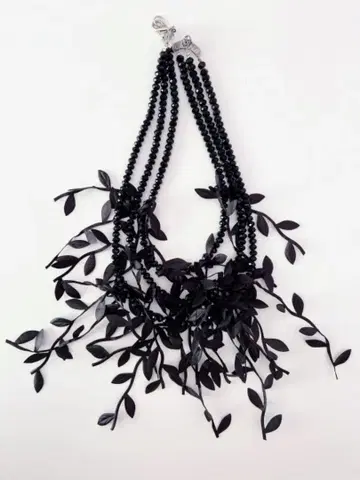 수입 앤티크풍 나뭇잎 목걸이 초커