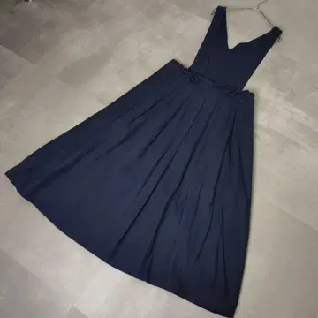 어반 리서치 카구레 코튼 린넨 점퍼 스커트 살로펫 스커트