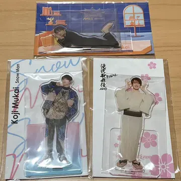 SnowMan 무카이 코지 아크릴 스탠드 RAYS 타키자와 가부키