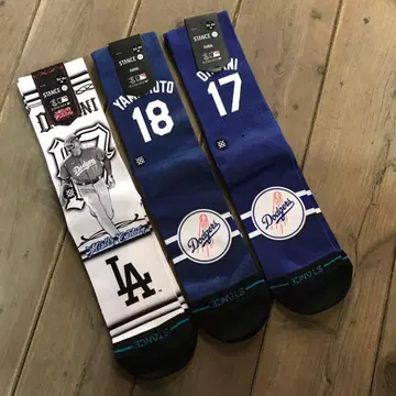 STANCE 로스앤젤레스 다저스 삭스 3켤레 세트