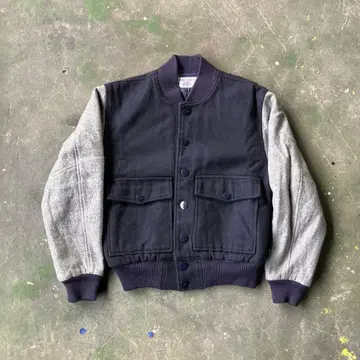 유니폼 서커스 BEAMS 바시티 자켓