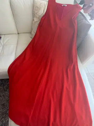 슬리브리스 롱 원피스 겨울 의류 미사용 새상품