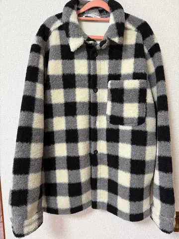 ZARA 체크 무늬 보아 자켓 남성용