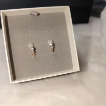 미사용 새상품 TSUTSUMI 10K 스톤 귀걸이