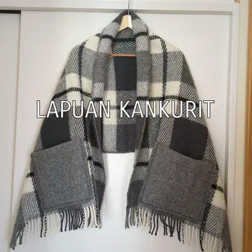 라푸안칸크리 LAPUAN KANKURIT 포켓 부착 숄 스톨