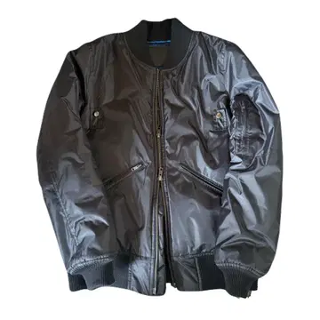 w zip ma-1 flight jaket black