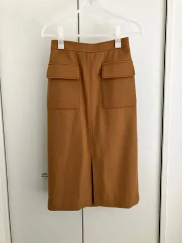 [ SPICK AND SPAN ] 울 타이트 스커트 카멜 36 사이즈
