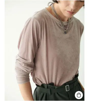 북유럽 생활 잡화점 부드러운 윤기의 벨로아 티셔츠