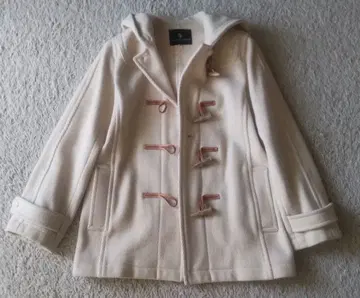 THE SCOTCH HOUSE 모 90% 더플 코트 아이보리 38