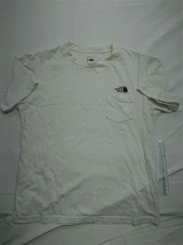 더 노스페이스 쇼트슬리브 포켓 티셔츠 화이트 계열 L 사이즈