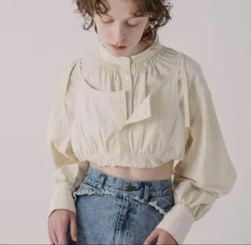 eaphi 멀티 웨이 스트라이프 블라우스