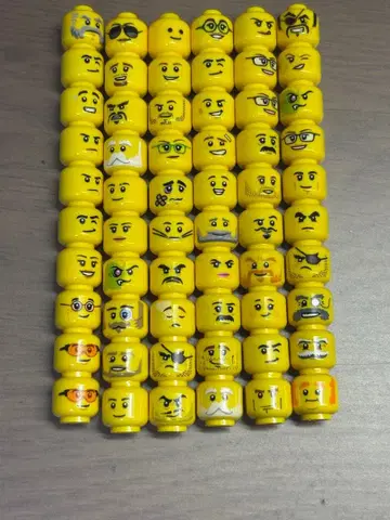 레고 미니 피규어 헤드 정품 묶음 판매