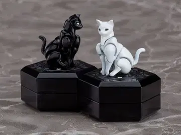 새상품 치토세리움 타니오 화이트 블랙 세트 프라모델 고양이 alb atr