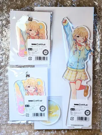 DMM 스크래치 학원 아이돌 마스터 D상 B상 후지타 코토네 캔뱃지