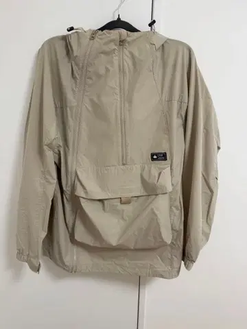 CAMP LOGOS 베이지 나일론 자켓 XL