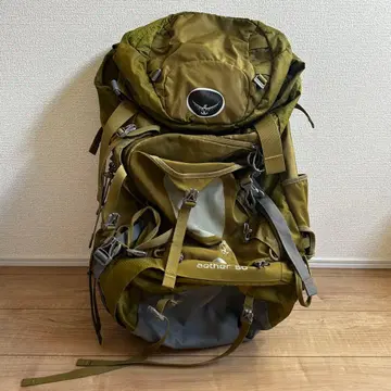 OSPREY 백팩 그린 컬러 60L aether 60