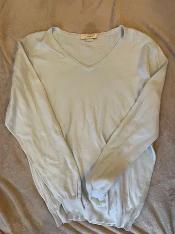 JOHN SMEDLEY for BEAMS V넥 스웨터 코튼 100%