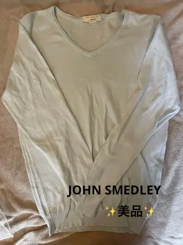 [JOHN SMEDLEY for BEAMS] 코튼 100 스웨터