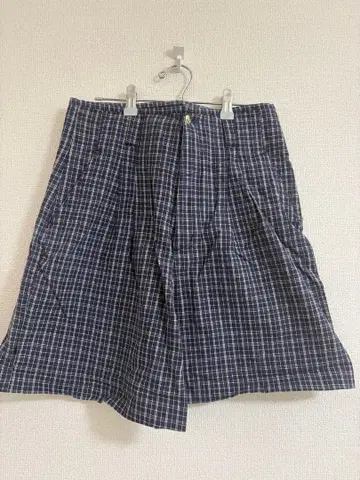 구제 체크 숏팬츠