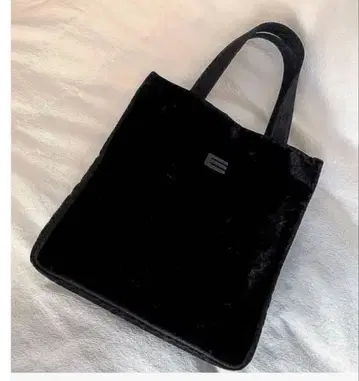 [ 새상품급 ] 에트로 블랙 벨로아 나일론 토트백