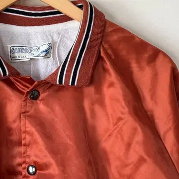 CAPRICORN 나일론 자켓 무지 USA제 아메카지 빅 사이즈