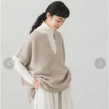 카구레 와이드 니트 베스트 evam eva 에미오와스 요건 레일