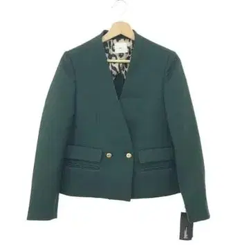[ 새상품 ] sov 소브 트라이어셋 자카드 자켓 그린 여성용