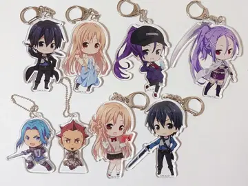 SAO 아크릴 키링 8개 세트