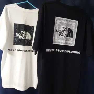 THE NORTH FACE T셔츠 L사이즈 2색 세트